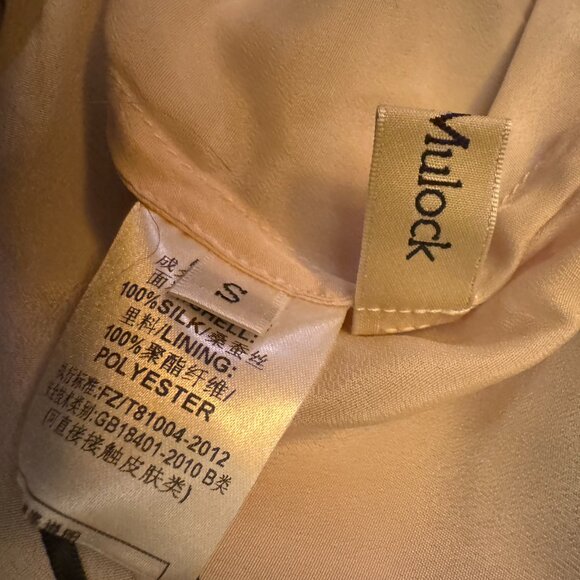 NWT! Queen Mulock 100% Silk Floral Midi Dress - Size S - Picture 11 of 12